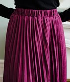 Jupe longue Claudia plissée