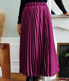 Jupe longue Claudia plissée