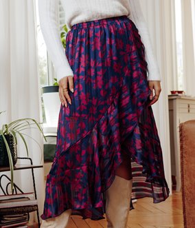 Jupe Lison asymétrique