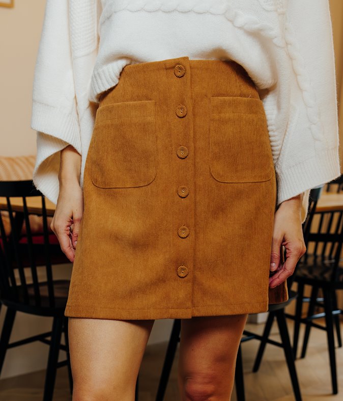 Jupe Lara en velours