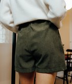 Jupe short Lara en velours