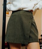 Jupe short Lara en velours