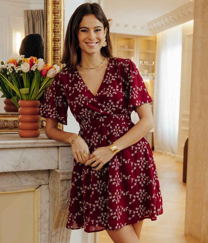 Robe Rebecca cache-coeur