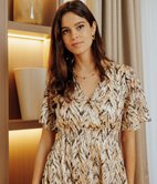 Robe Edene cache-coeur