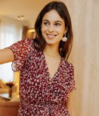 Robe Silvia cache-coeur