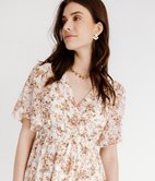 Robe cache-cœur Noémie