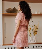 Robe Rose cache-coeur