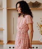 Robe Rose cache-coeur