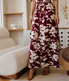 Jupe longue Ambre évasée