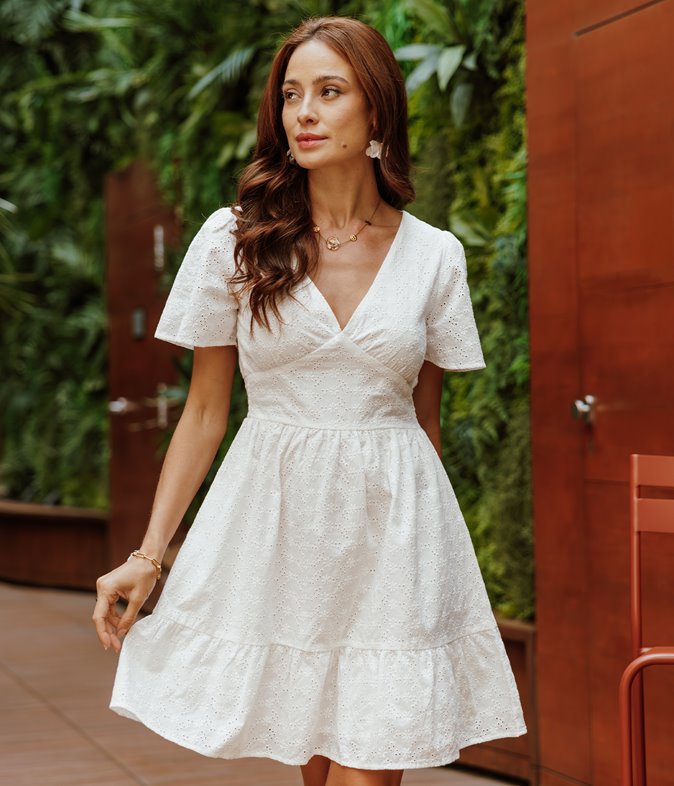 Robe brodée Candice
