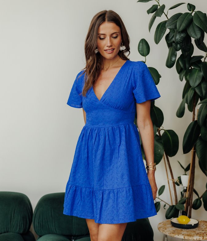 Robe brodée Candice