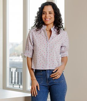 Chemise manches courtes Fiona