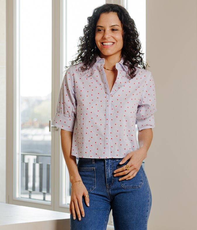 Chemise manches courtes Fiona
