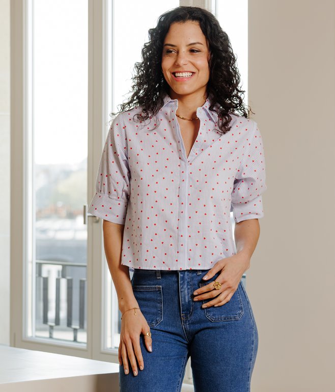 Chemise manches courtes Fiona