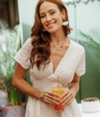 Robe Paola brodée
