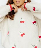 Pull Paul cerises brodées