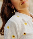 Top Marguerite en gaze