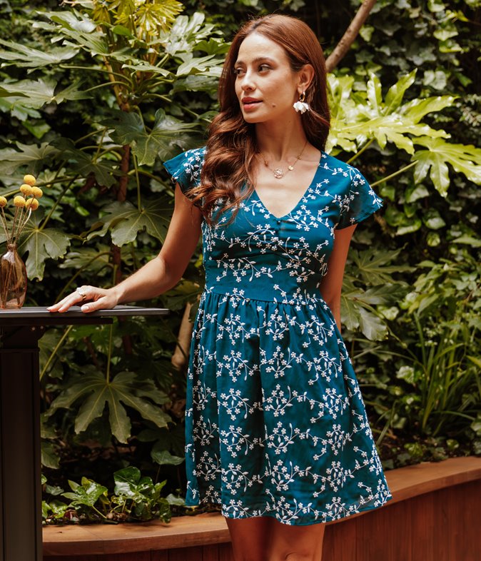 Robe Rebecca brodée