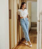 Jean large coeur Adela