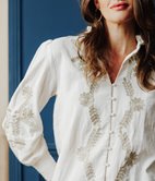 Blouse brodée Cassie