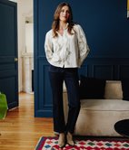 Blouse brodée Cassie