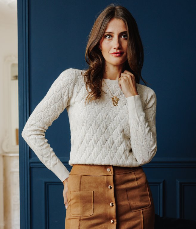 Pull Diamond à boutons