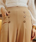 Pantalon large Marin