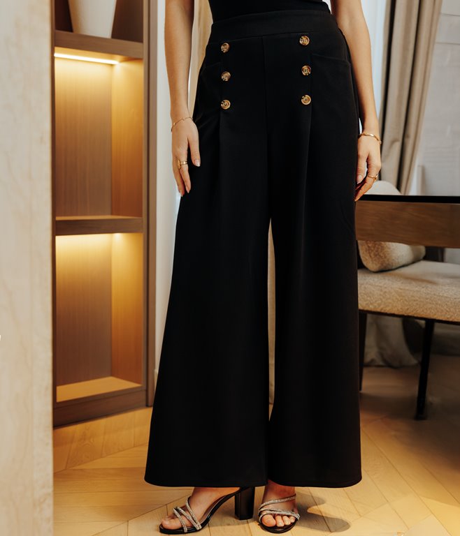 Pantalon large Marin