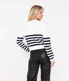 Pull court marinière