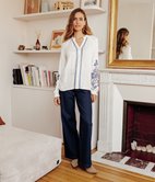 Blouse brodée Sana