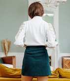 Pull Fleur à dentelle