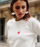 Sweat brodé Amour