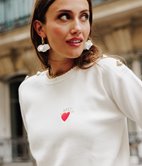 Sweat brodé Amour