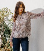 Blouse Claire à liens