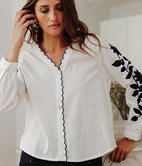 Blouse brodée Florence