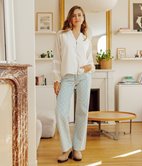 Chemise Elsa manches ajourées