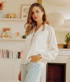 Chemise Elsa manches ajourées