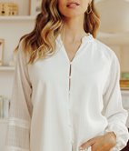 Chemise Elsa manches ajourées