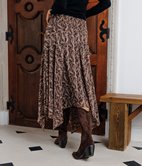 Jupe longue asymétrique Suzie