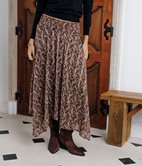 Jupe longue asymétrique Suzie