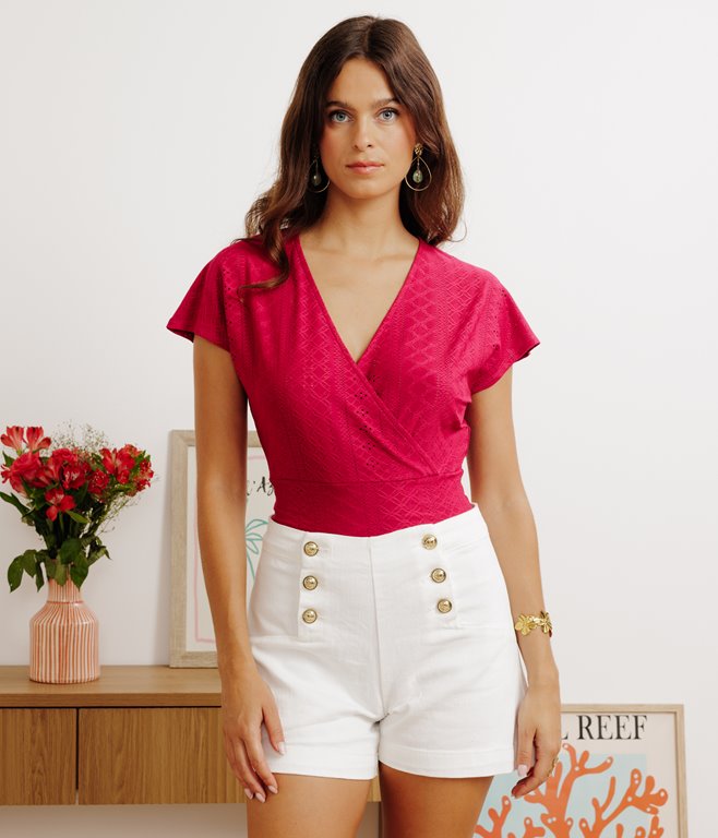 Tee shirt Angelique cache-coeur