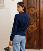 Pull Talia à fleurs