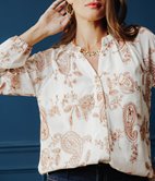 Blouse brodée Pauline