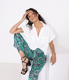 Pantalon fluide satiné Madi