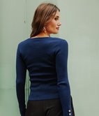 Pull col carré Cynthia