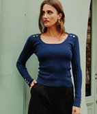 Pull col carré Cynthia