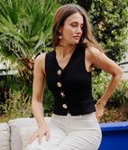 Gilet Stella à boutons