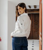 Pull chemise brodé Marshall