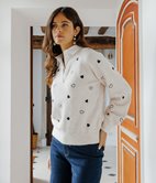 Pull chemise brodé Marshall