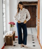 Pull chemise brodé Marshall
